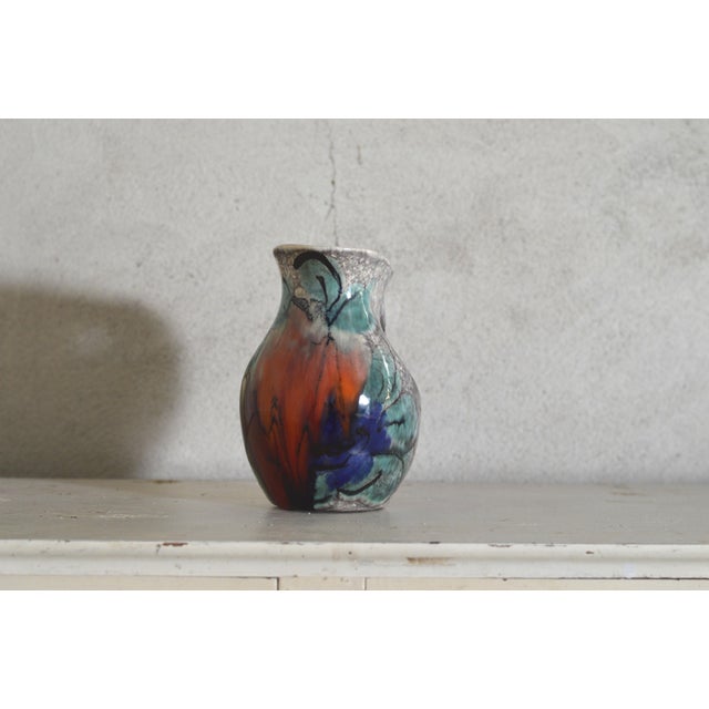 Mid-Century Modern Vintage French Handcrafted Ceramic Pitcher, 1950s For Sale - Image 3 of 9