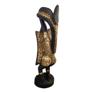 1980s African Senufo Bird (Hornbill) Statue For Sale