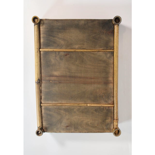 Wood Mid-20th Century Organic Modern Bamboo Tray For Sale - Image 7 of 8