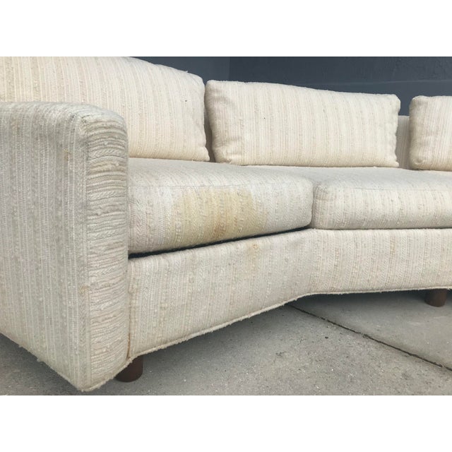 Selig Mid Century Modern Semi-Circle Sectional Sofa | Chairish