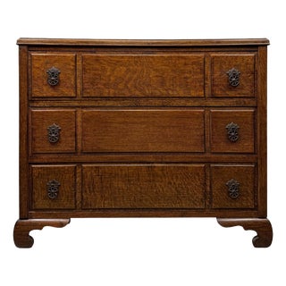 Antique 20th Century Oak Chest of Drawers For Sale