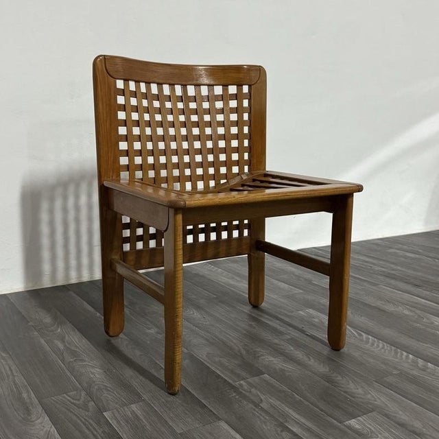 Transenna Chair by Titina Ammannati & Giampiero Vitelli for Pozzi & Verga, 1970s For Sale - Image 9 of 14