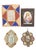 Panels and Engraving, 19th Century, Set of 4 For Sale