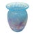Michael Nourot Signed Art Glass Vase, Blue and Purple Swirl For Sale - Image 10 of 15