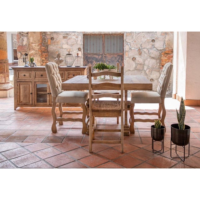 Westwood Farmhouse Style Counter Height Square Dining Table For Sale - Image 4 of 5