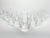 Contemporary 1960s Vintage 7 Crystal Cocktail Old Fashioned Tumbler Glasses, Flame Cut For Sale - Image 3 of 8