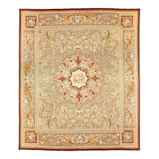 Pasargad DC Fine Hand Knotted Chinese Abusson Rug For Sale