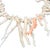 Modern 1970s Coastal Undyed Branch Angel Skin Coral Large Graduated Necklace Pale Pink For Sale - Image 3 of 7