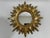 Mid-Century Modern Vintage Bright Gold 13" Sunburst Wall Accent Mirror For Sale - Image 3 of 17