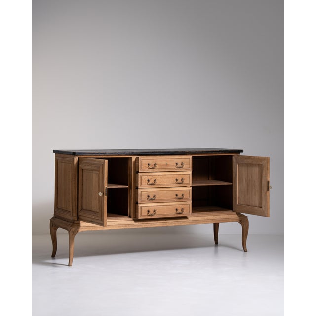 1940s Louis XV Oak Sideboard For Sale - Image 17 of 18