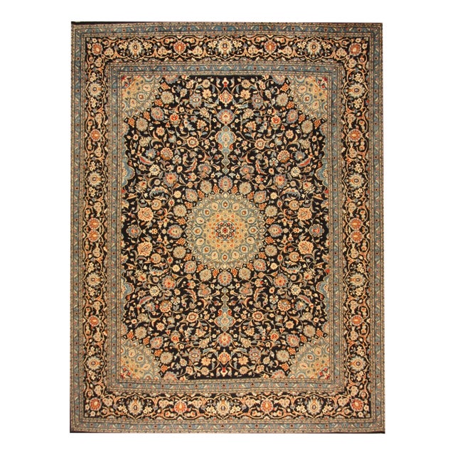Hand-Knotted Isfahan Rug with Toranj Sheikh Safi Pattern For Sale
