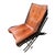 This item is a rare 1970s custom brutalist lounge chair and ottoman, handcrafted by industrial designer Joshua Height for...