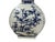 Oriental Slim Flat Gourd Shape Flower Theme Porcelain Art Vase For Sale - Image 14 of 14