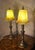 Art Deco Brass Bedside Lamps with Yellow Glass Paste Shades, 1930s, Set of 2 For Sale - Image 10 of 10