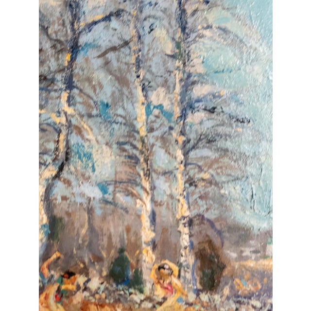 20th Century American Impressionist Landscape With Trees by Ernest Frederick Meyer For Sale - Image 11 of 18