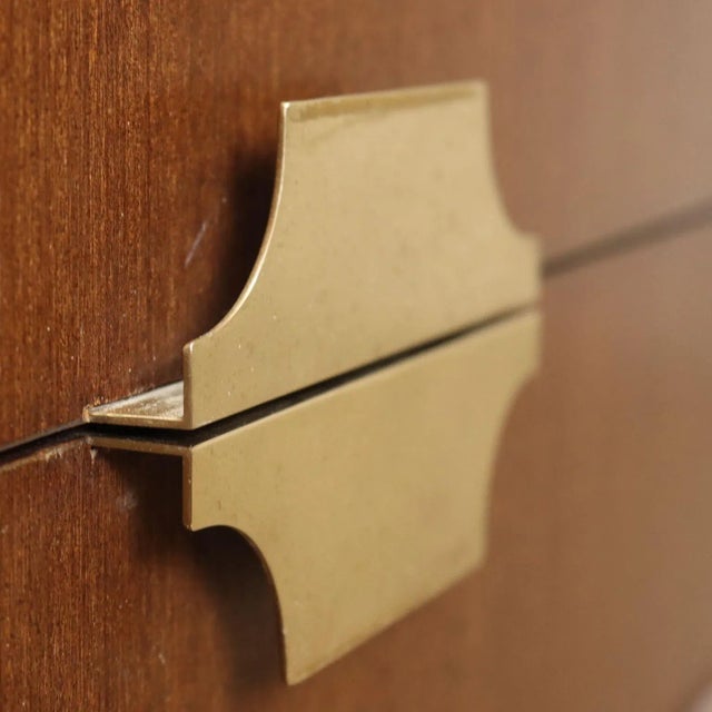 Vintage Cabinet in Exotic Wood, 1960s For Sale - Image 5 of 11