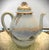 Antique Porcelain Japanese Scenic Kutani Three Piece Tea Service For Sale - Image 4 of 16