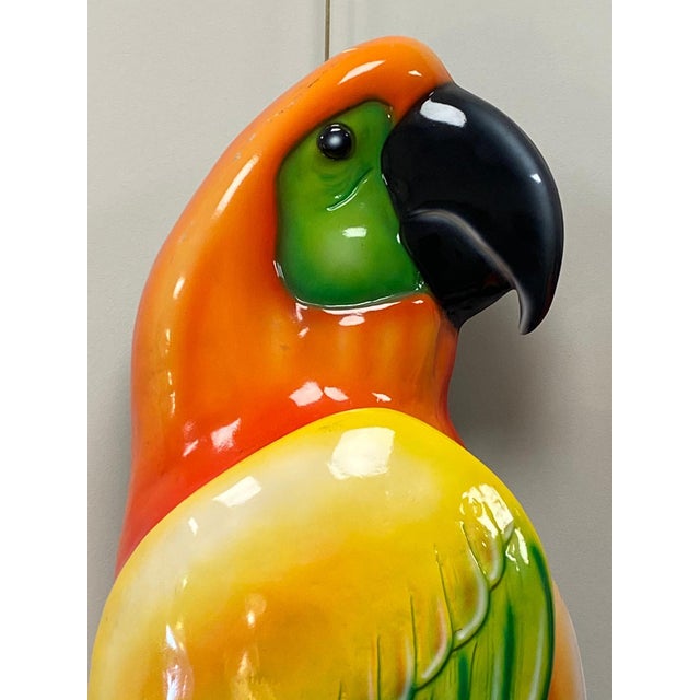 Macaws in Fiberglass & Epoxy, Italy, 1970s, Set of 2 For Sale - Image 9 of 18
