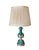 27”H x 7”W x 14"D with Shade Circular Base: 6”Diameter Echoing 19th-century French salons, this lamp balances contrast and...