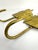 1990s Vintage Brass Fish Wall Hooks – A Pair For Sale - Image 5 of 9