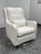 Modern Monte for Crate & Barrel Milo Swivel Glider Chair For Sale - Image 3 of 12