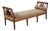 Biedermeier Fruitwood and Ebonized Window Bench For Sale