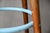 Vintage Bar Stool in Wood and Blue Lacquered Metal, 1960s For Sale - Image 11 of 12