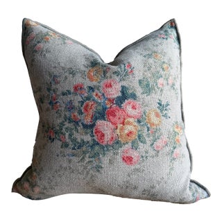 French Linen Accent Cover – Pompadour Nuage 20 For Sale