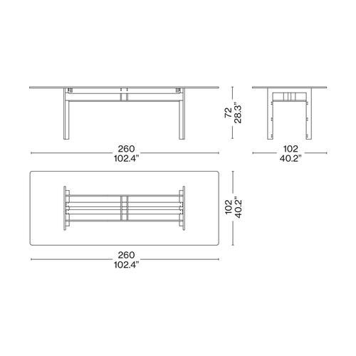 Large Doge Dining Table by Carlo Scarpa for Cassina For Sale - Image 3 of 17