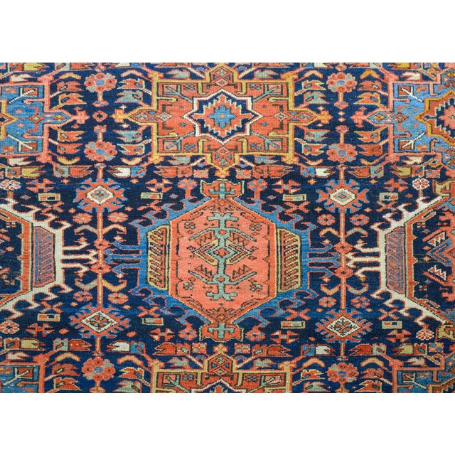 Textile Incredible Early 20th Century Serapi Rug For Sale - Image 7 of 8