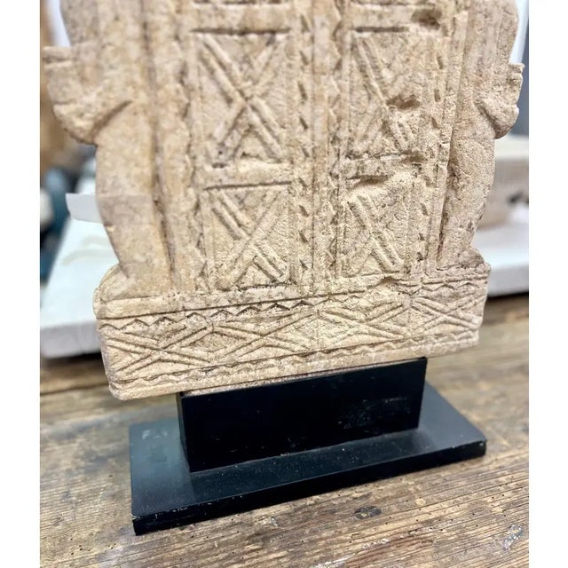 Late 20th Century Late 20th Century Stone Tablet on Stand For Sale - Image 5 of 5