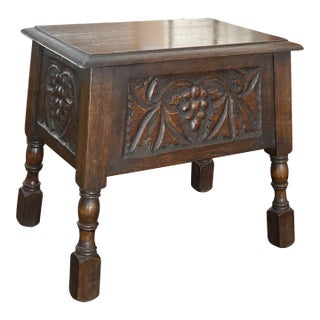 Antique English Work Box For Sale