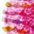 Vintage Murano Pink Yellow Blue White Aventurine Flecks Ribbons Italian Art Glass Mid Century Bowl For Sale In Orlando - Image 6 of 8