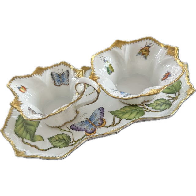 Anna Weatherley. Features colorful, hand-painted butterflies, delicate green leaves, and subtle natural details inspired...