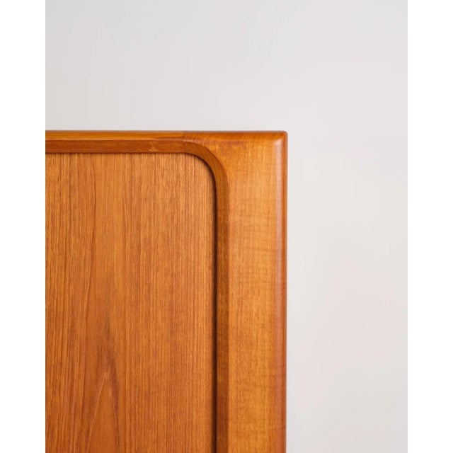 Teak Highboard with Louvered Doors by Bernhard Pedersen & Søn, Denmark, 1960s For Sale - Image 16 of 18