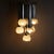 Suspension Chandelier With 7 Lights in Satin Glass, Italy, 1970s For Sale - Image 8 of 10