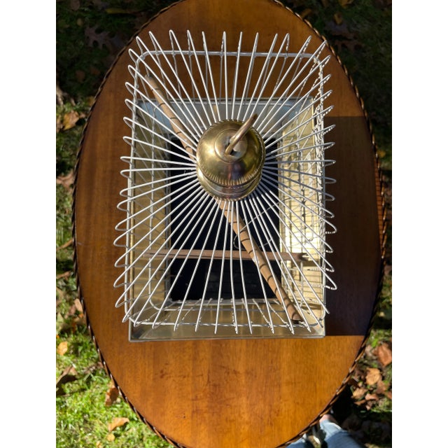 Hendryx Antique Hendryx Brass Bird Cage, Circa 1900s For Sale - Image 4 of 9