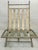 Metal MCM Faux Bamboo Lounge Chair and Ottoman Owned by Famous Jockey For Sale - Image 7 of 12