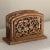 Vintage Handcrafted Wood Napkin Holder For Sale - Image 11 of 11