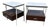 Mid-Century Moderm Vista Furniture California Made Walnut Nightstands, a Pair For Sale