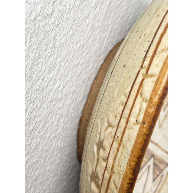 Large Mid-Century Modern Danish Studio Pottery Bowl from Kirsten Winther Johannsen, 1960s For Sale - Image 5 of 18