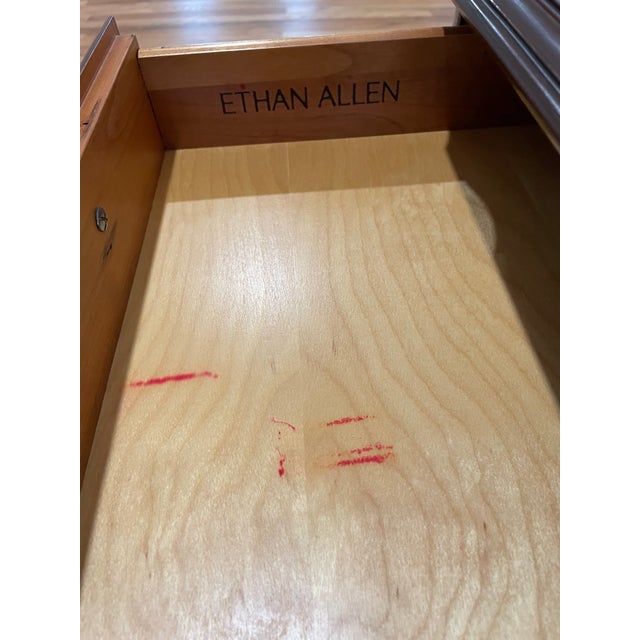 Pair of Ethan Allen Georgian Court Queen Anne Style Side Tables For Sale - Image 11 of 13