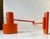 Mid-Century Modern Orange Scale Swing Arm Wall Lamp by Jo Hammerborg for Fog & Mørup, 1970s For Sale - Image 3 of 14