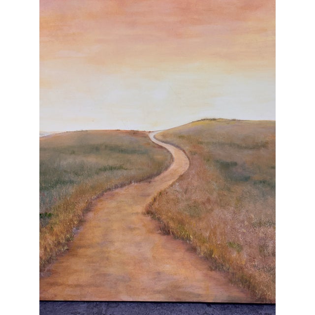Textile Ruth Parson Golden Hour Landscape Painting For Sale - Image 7 of 12