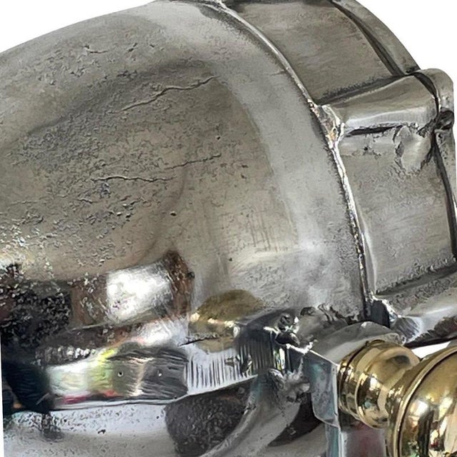 Antique Naval Searchlight with Brass Base For Sale - Image 4 of 9