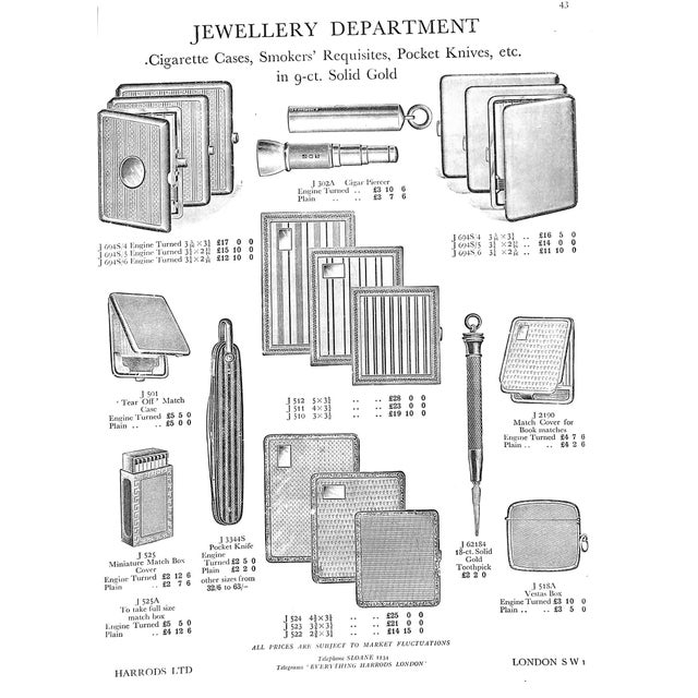 "Get It at Harrods Limited London" 1930 Product Line Catalogue For Sale - Image 4 of 12