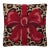 Leopard & Red Bow Present Holiday Pillow For Sale