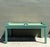 Green Vintage Oomph Lacquered Coffee Table With Seagrass Top For Sale - Image 8 of 12