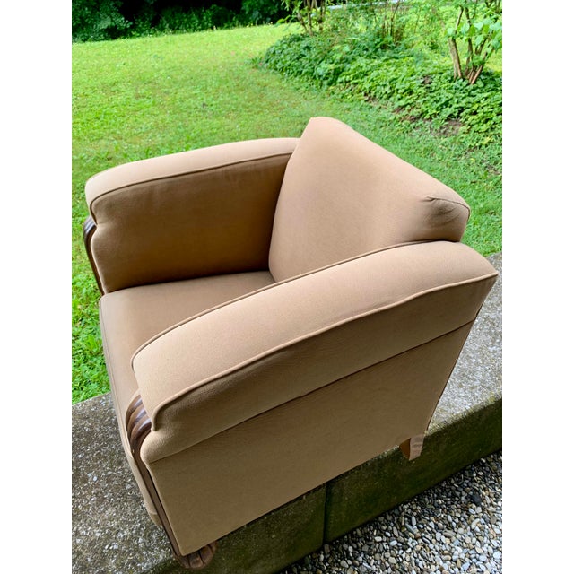 Set of Vintage Art Deco Chairs in the style of Eugene Printz, 1920s For Sale - Image 15 of 18