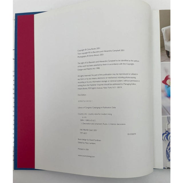 Country Living Country Chic Book by Alexandra Campbell and Liz Bauwens For Sale - Image 11 of 11